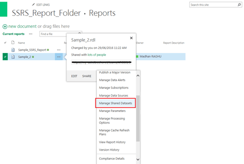 SSRS Manual Deployment And Configuration In SharePoint