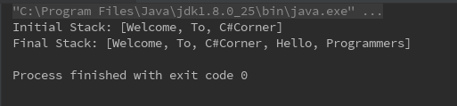 Stack Class in Java