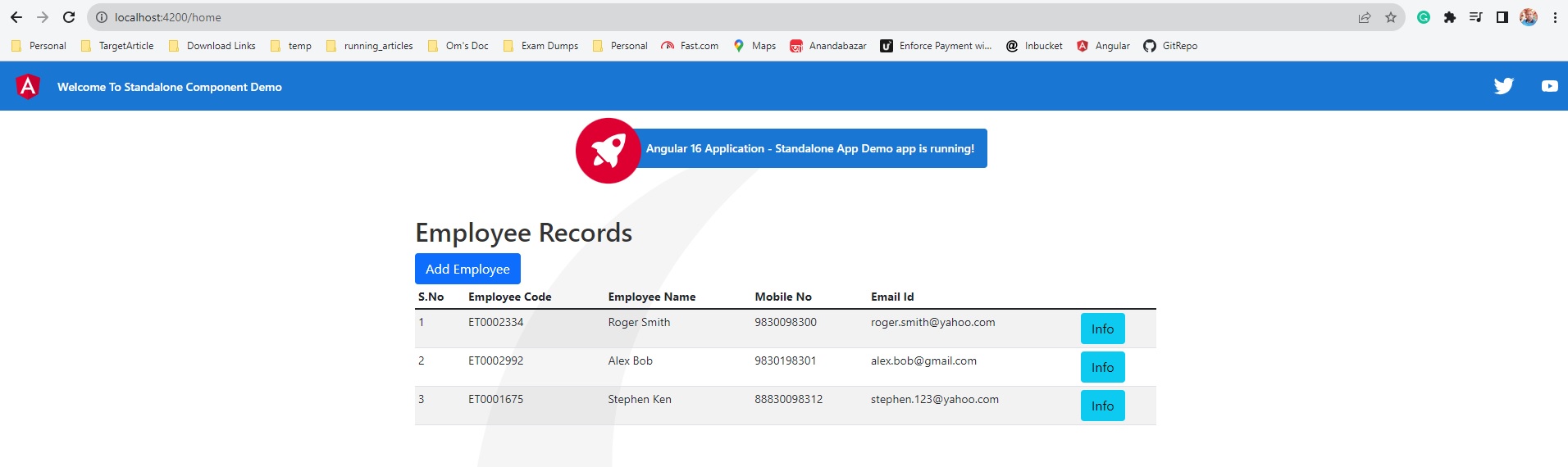 Angular 16 Standalone Component