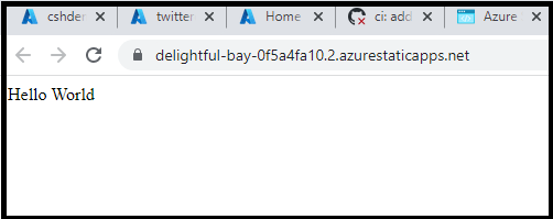 Start Working On Azure Static Web Apps