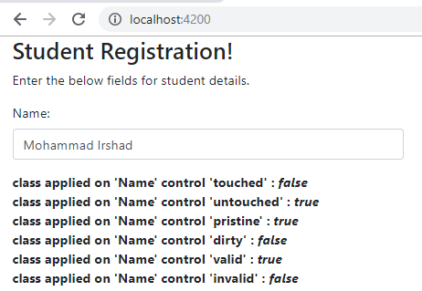 State And Validation Tracking In Angular