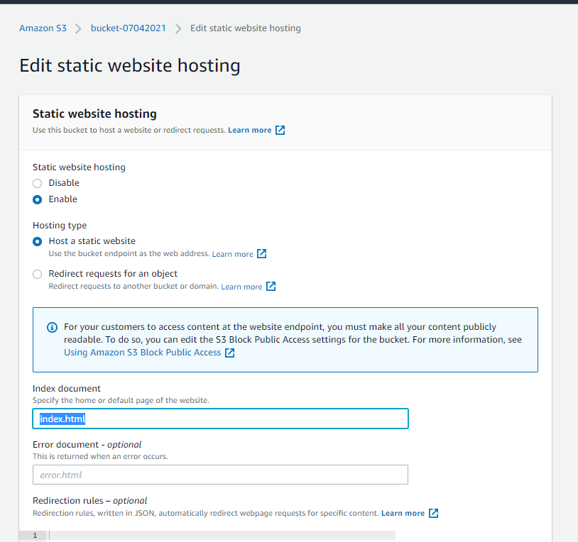 Static Website Hosting On AWS S3