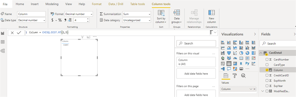 Statistical Functions in Power BI