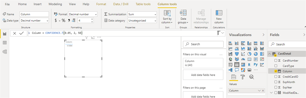Statistical Functions in Power BI