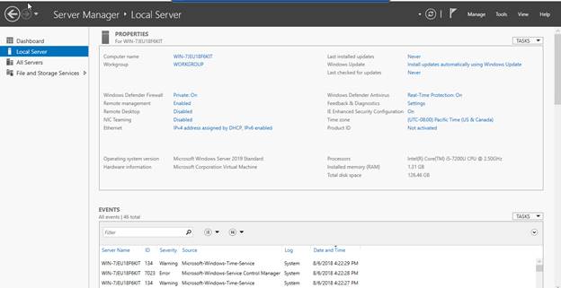 Windows Server 2019 Standard 