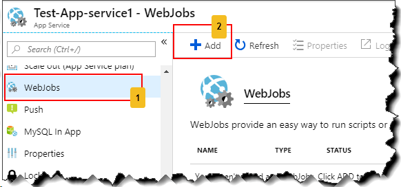 Step By Step Procedure To Deploy Azure Web Job
