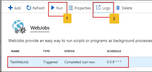 Step By Step Procedure To Deploy Azure Web Job