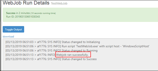 Step By Step Procedure To Deploy Azure Web Job