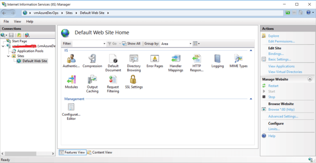 Step By Step Setup IIS On Azure Windows Virtual Machine