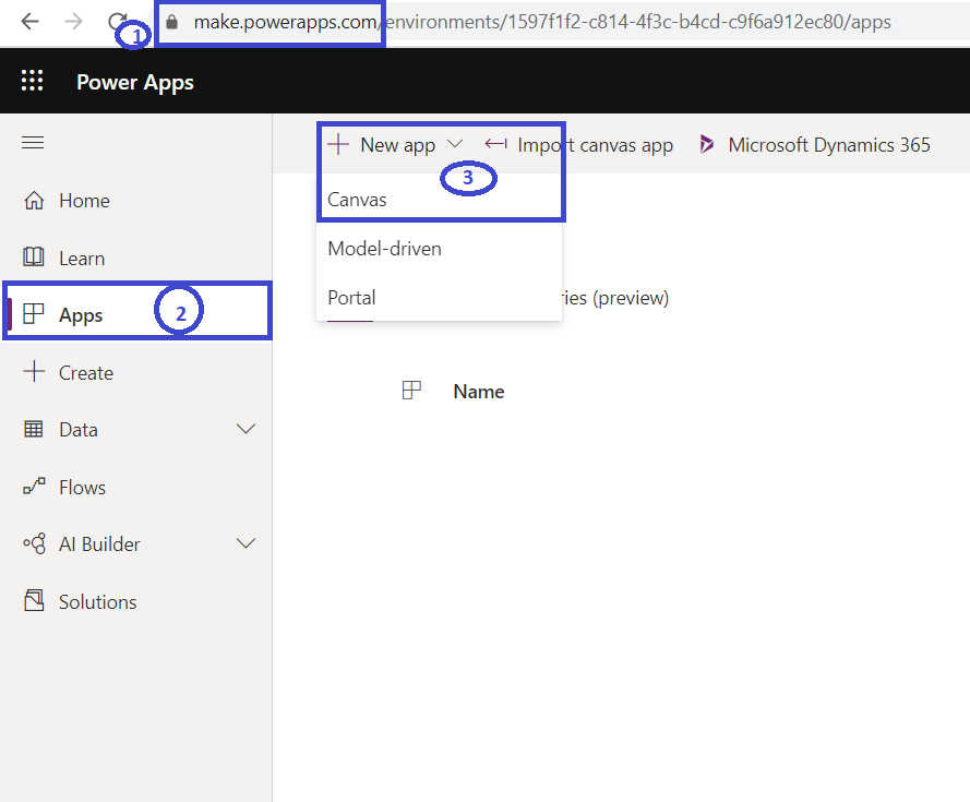 Step To Build PowerApp Screen, Connector And Navigation