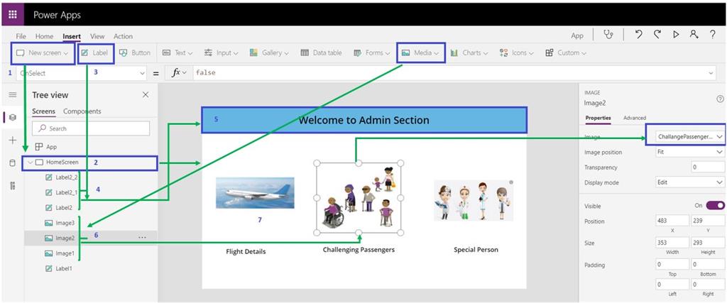 Step To Build PowerApp Screen, Connector And Navigation