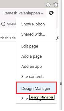 Steps To Create Custom Master Page In SharePoint 2013 Using Design Manager