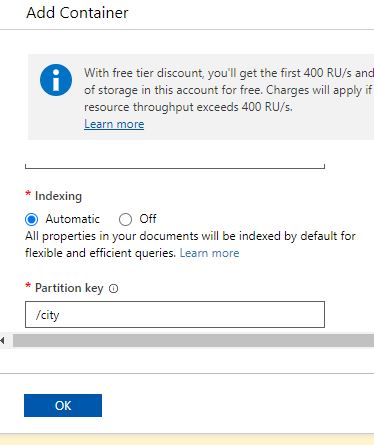 Azure Cosmos DB - Store And Retrieve JSON Data Types Using SQL API