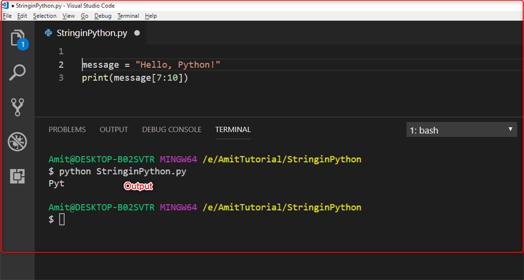 String Operations In Python