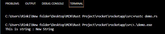 Strings In Rust