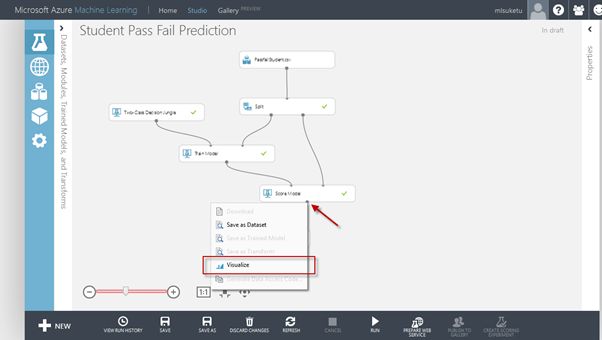 Student Pass or Fail Prediction Experiment on Azure Machine Learning