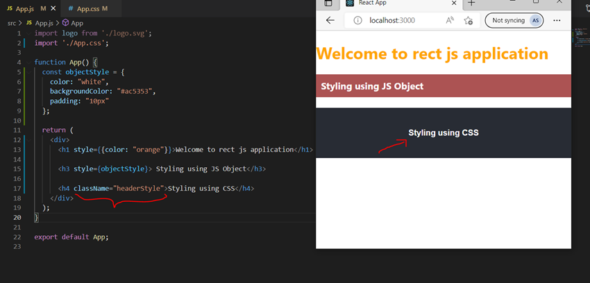 Styling React JS Application