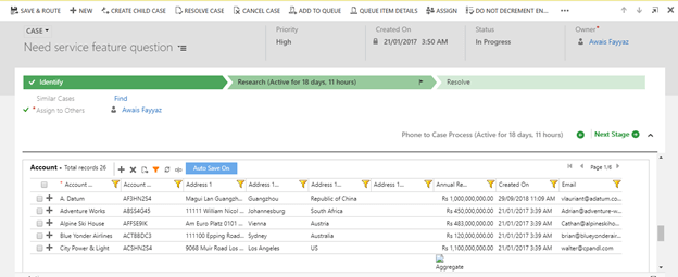 Subgrids Third Party Solutions in Microsoft Dynamics CRM