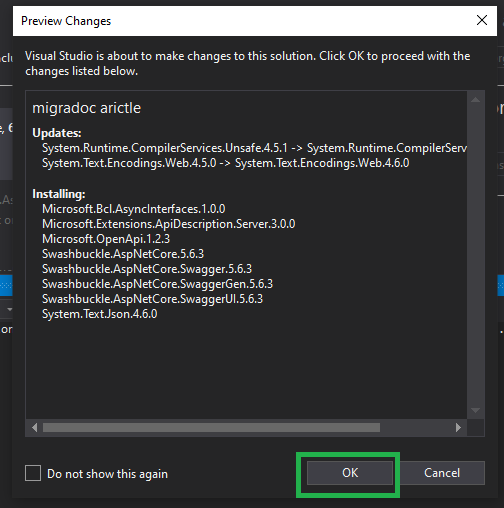Swashbuckle And ASP.NET Core