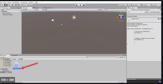 Switch Light On With Up And Down Arrow Keys Using C# Scripts In Unity