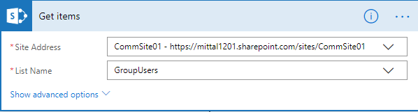 Sync SPO Group Users to SPO Lists using MSFlow