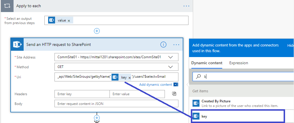 Sync SPO Group Users to SPO Lists using MSFlow