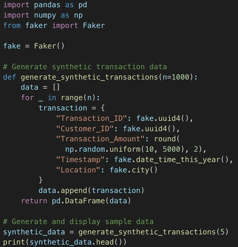 Synthetic Data Generation for AI Model Training on Azure