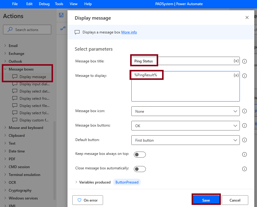 How To Use The Win2PDF Command Line With Power Automate Desktop