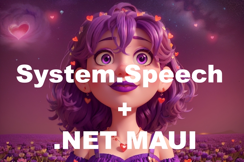System.speech in .Net MAUI