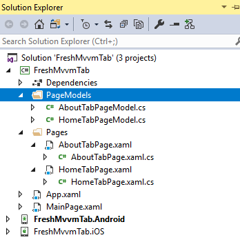 Tabbed Page In Xamarin.Forms Using FreshMvvm
