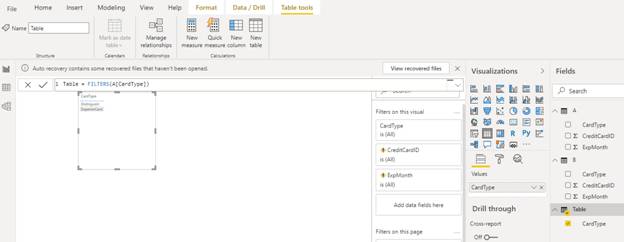 Table Manipulation Function In Power BI