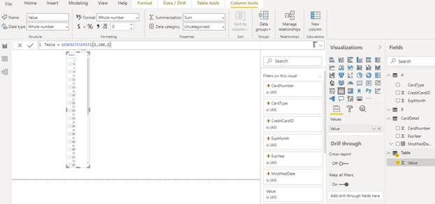 Table Manipulation Function In Power BI