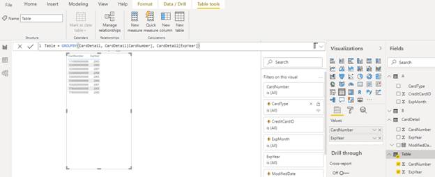 Table Manipulation Function In Power BI