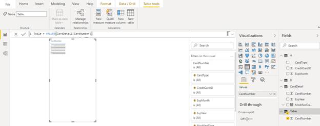 Table Manipulation Function In Power BI