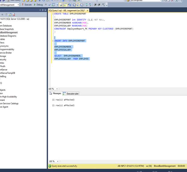 Table Partitioning In SQL Server