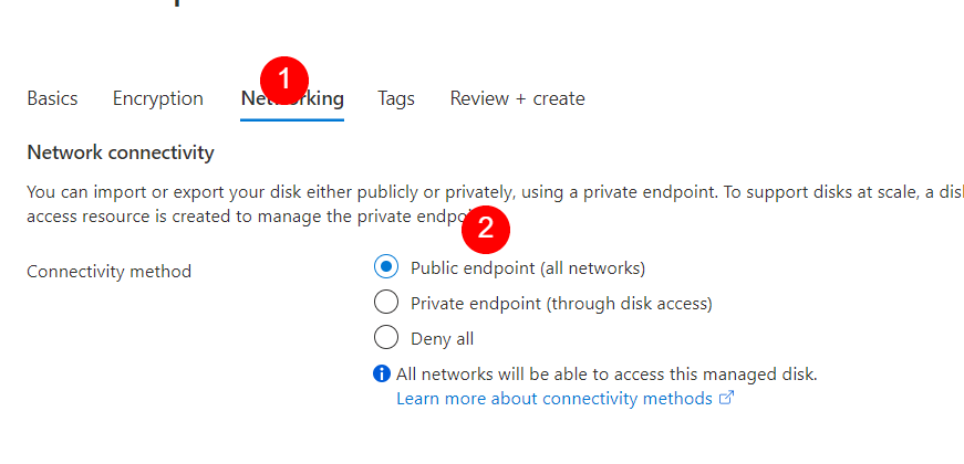 Taking Disk Snapshot In Azure