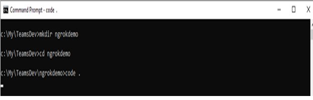 Teams Application Testing With Ngrok
