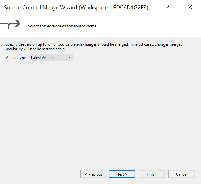 Source Control (22), TFS Merge