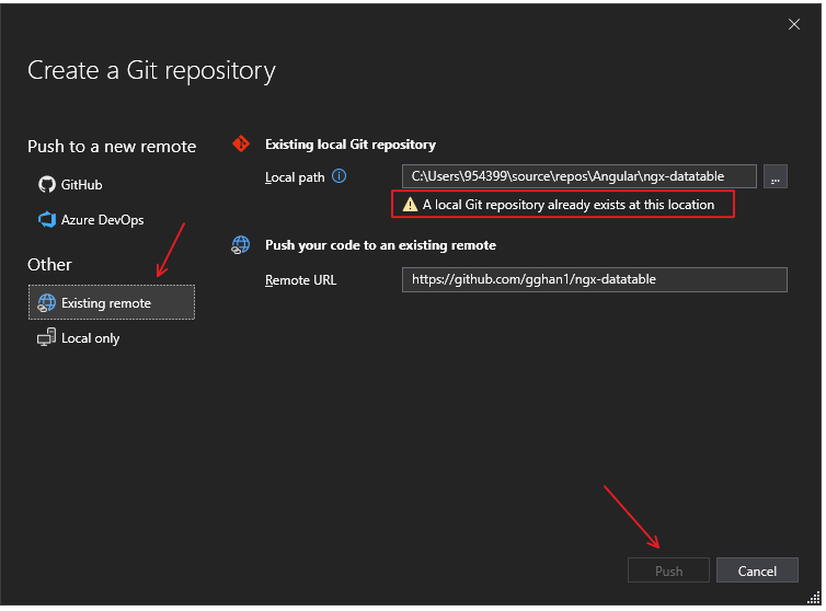 Source Control (5-1), Create a Git Hub Repository from Visual Studio