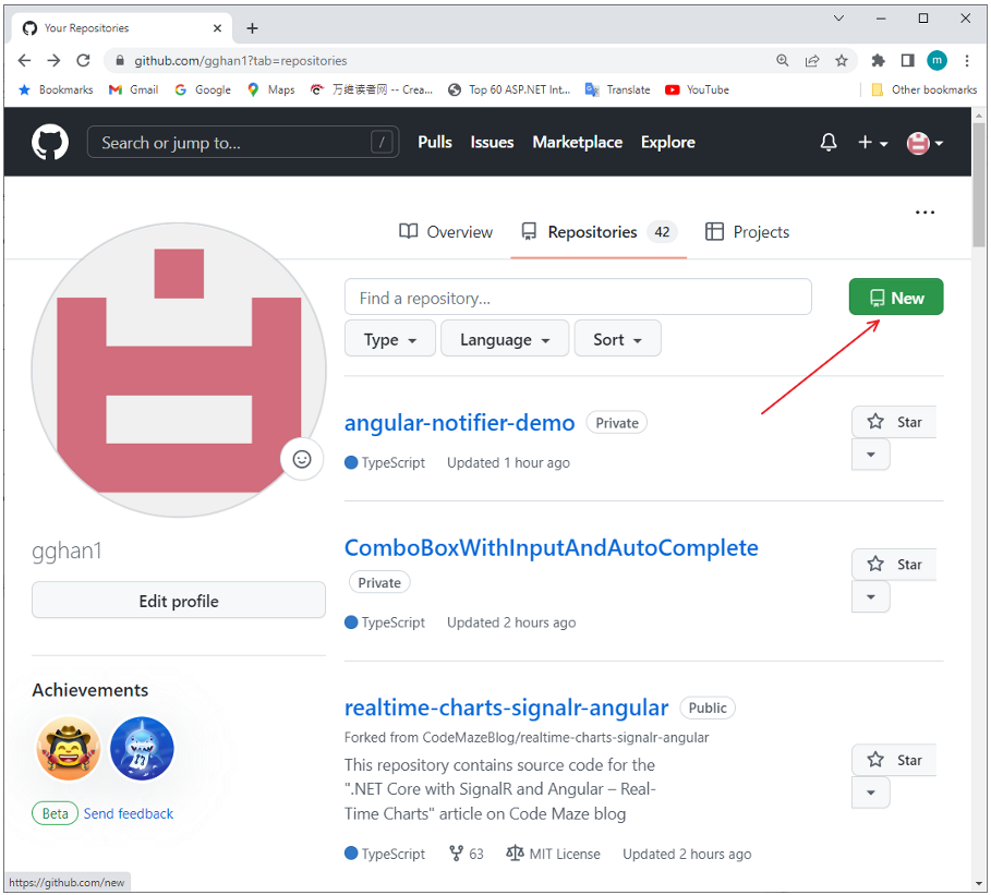 Source Control (5-1), Create a Git Hub Repository from Visual Studio