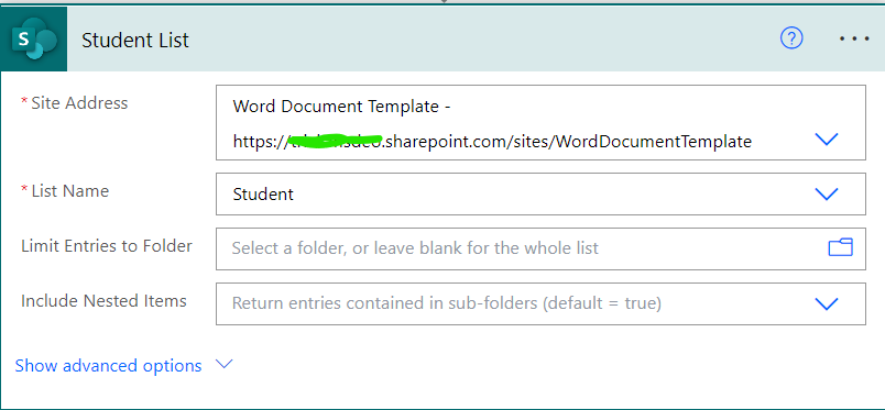 Generate Word Document Template Using Power Automate