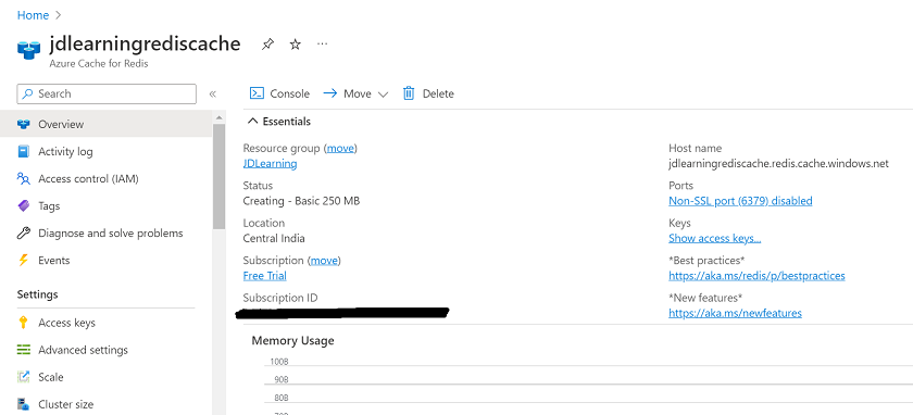 Azure Redis Cache Introduction And Implementation Using .NET Core 6 Web API