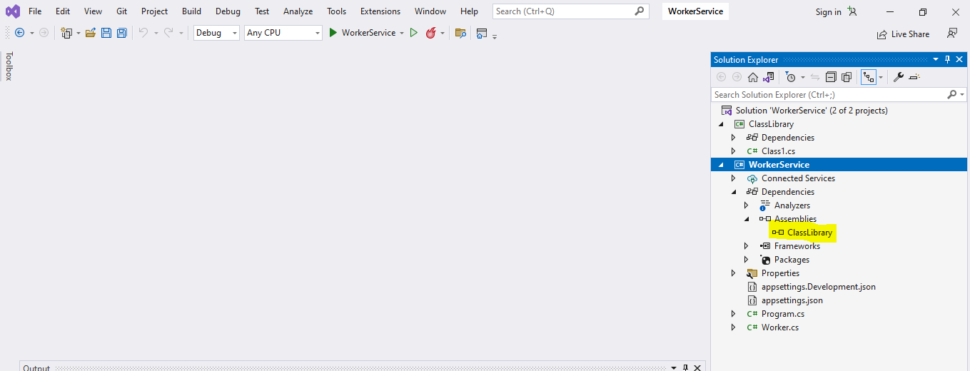 Events And Delegates In Class Library And Worker Service