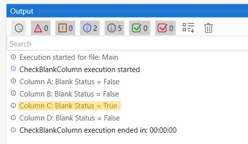 Find Blank Column Using LINQ in UiPath