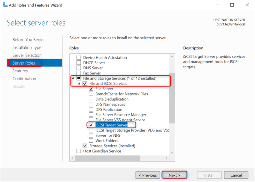 Install And Configure Two Node Failover Cluster