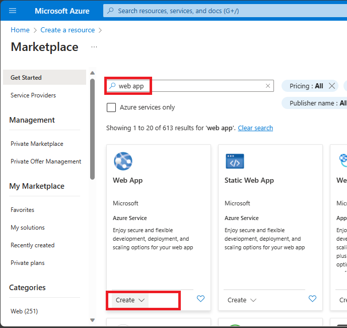 How to Deploy an Azure Web App