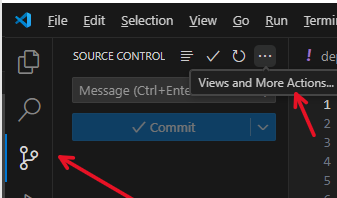 Source Control Panel