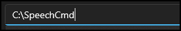 SpeechCmd