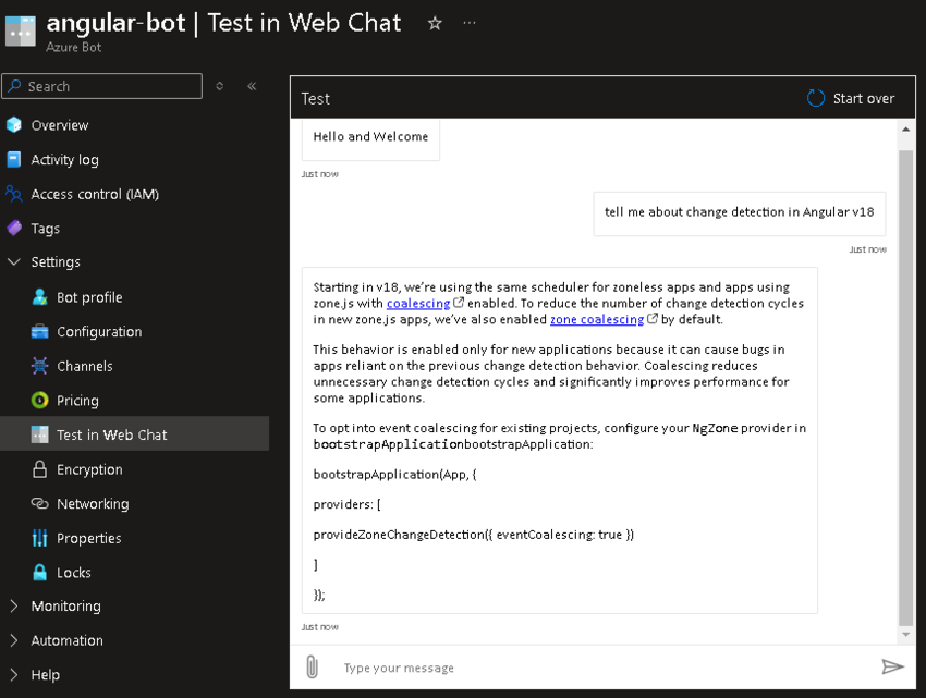 Web Chat