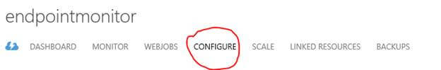 Configure